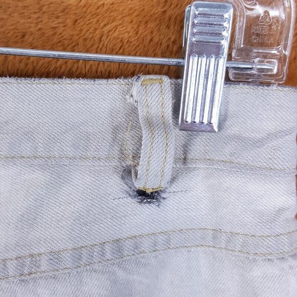 RACHEL COMEY Jeans Womens Size 2 Light Gray Wash Straight Leg Denim FLAW - Picture 8 of 14